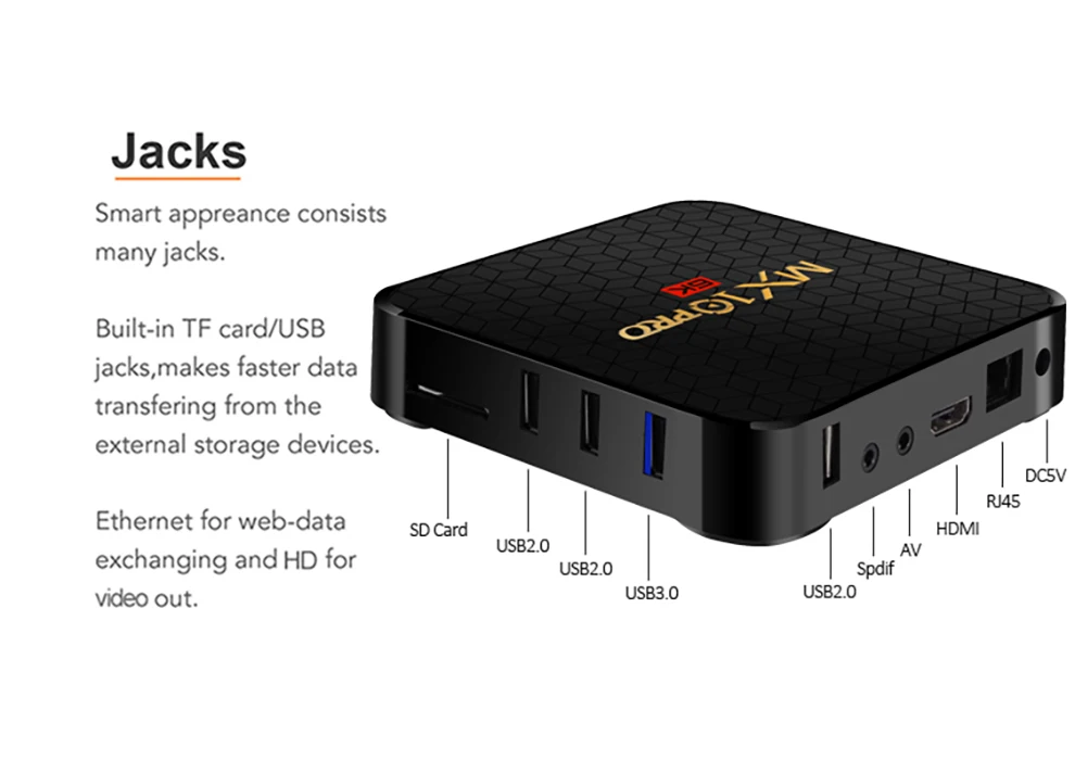 MX10 Android 9 0 Smart tv BOX USB 3 4 ГБ DDR3 ram 32 Гб 64 Rockchip RK3328 четырехъядерный процессор поддержка