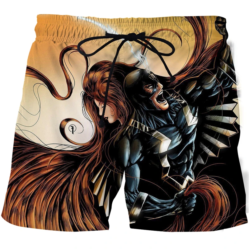 

Summer Fashion Sports 3D Printing Cartoon Trend Sports Beach Pants Men Surf Pants Men Quick Dry Breathable Super Size Shorts