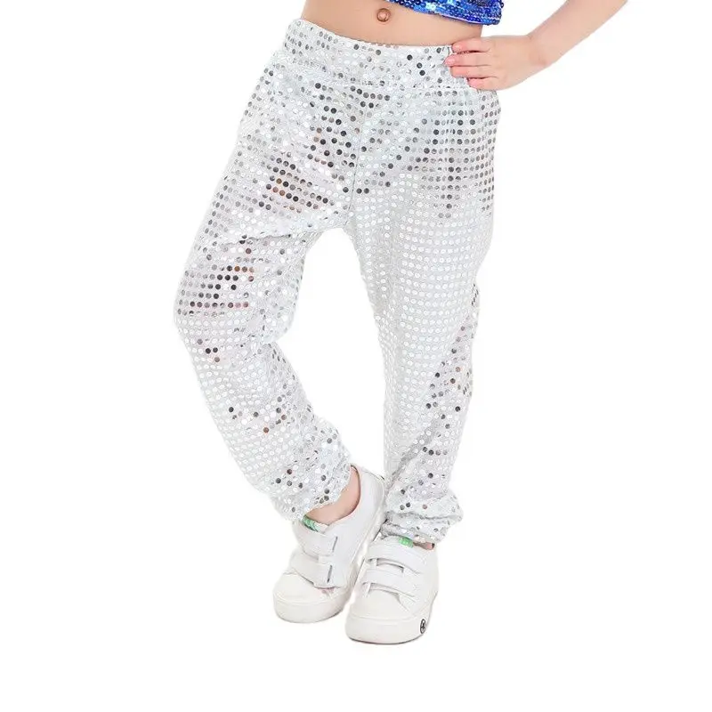 

Children's Hip-hop Pants Sequined Trousers Jazz Dance Pants Hip Hop Dance Costumes Kids Jazz Costume