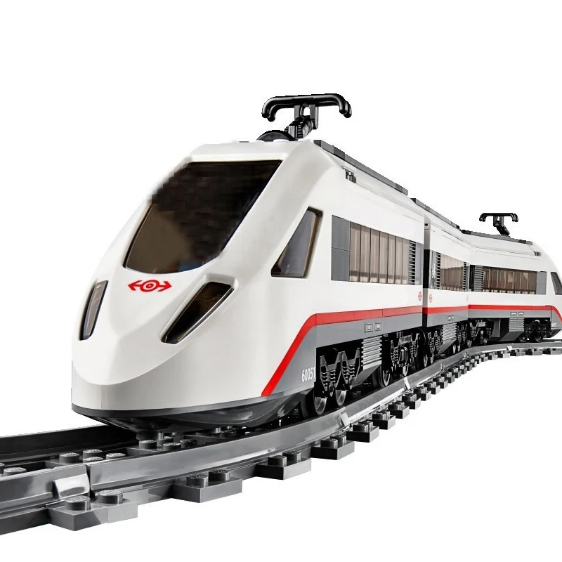 

High-tech Train 02008 02009 02010 02039 21005 21006 21007 21011 21029 10194 10219 Buillding Block Brick Toys For Children Boy