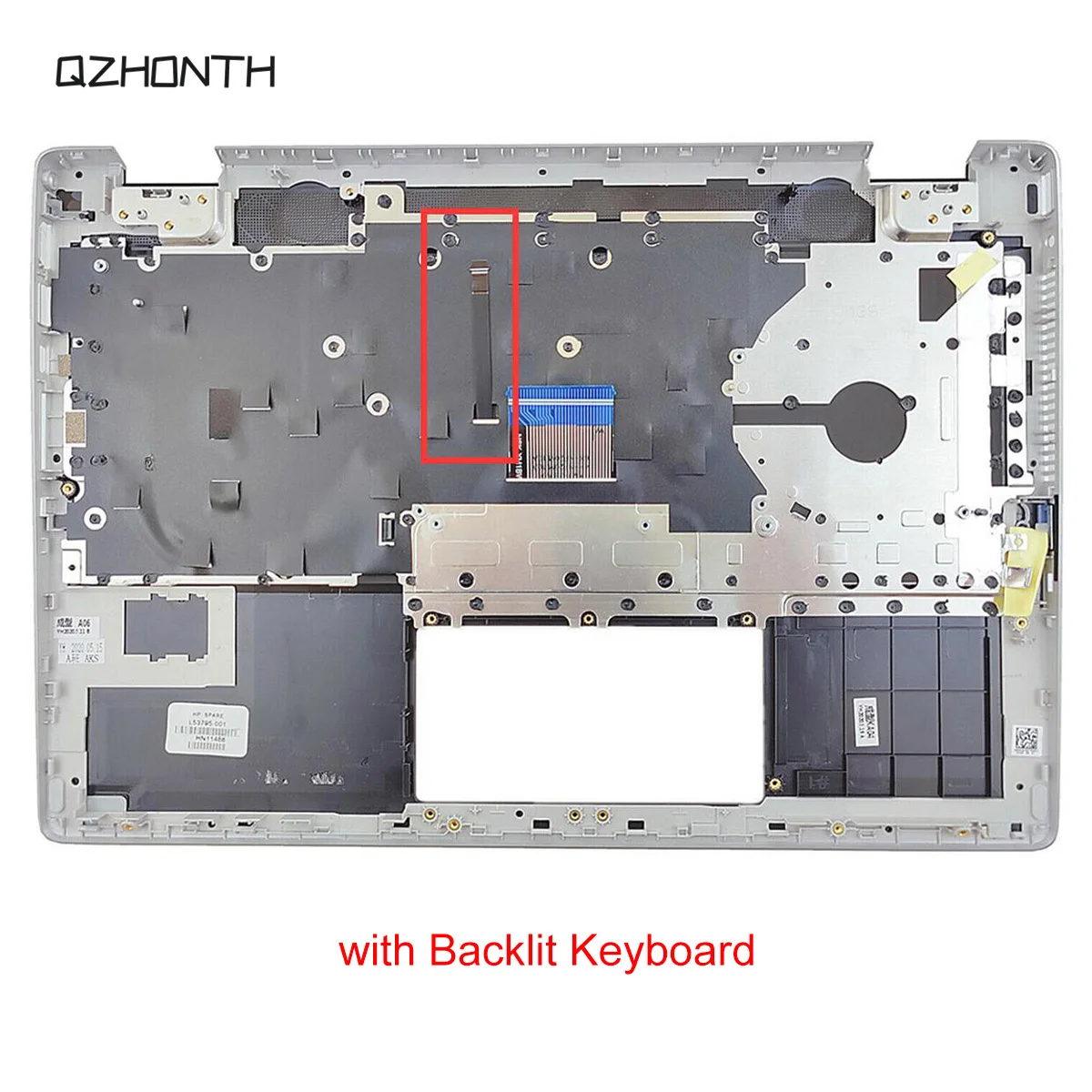 Серебряный край. Новый для HP Pavilion X360 14-DH 14T-DH верхний корпус с клавиатурой США L53796-001 L53794-001 L53795-001.
