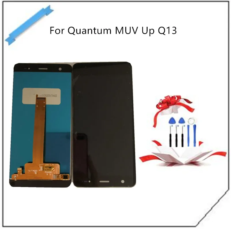 5 inchlcd дисплей в сборе для Quantum MUV Up q13 полный сборки телефона с инструментами