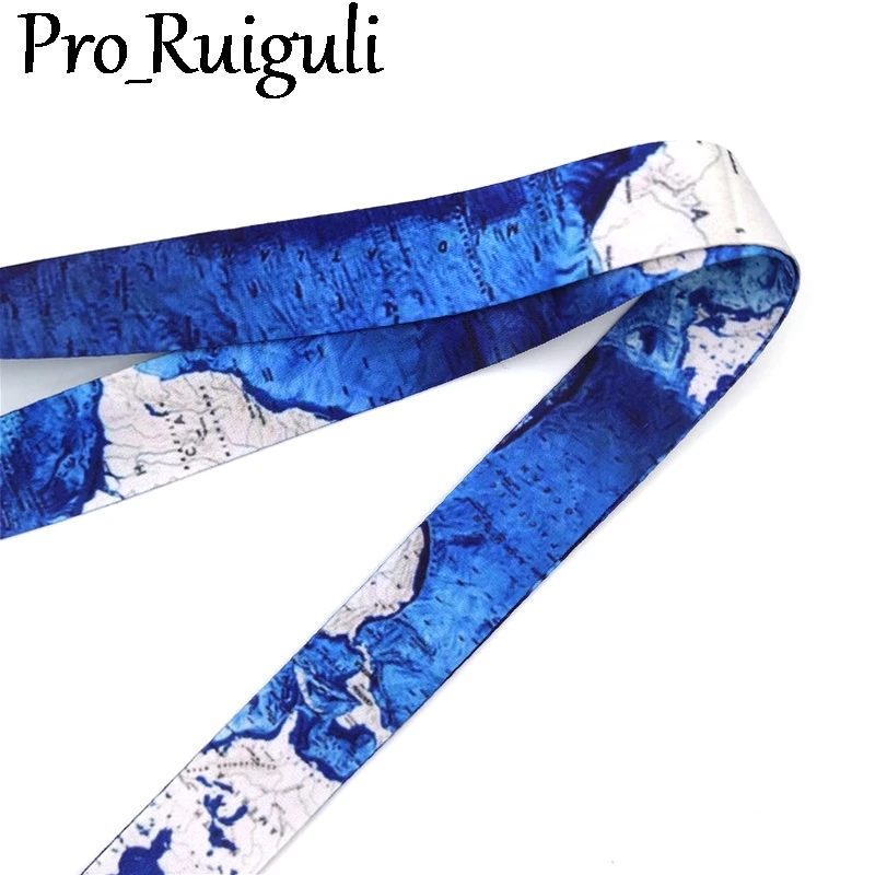 Карта мира шейный ремешок брелок мобильный телефон ремень держатель значка