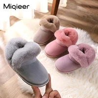 childrens winter snow boots boys girls fashion slip on plush warm shoes soft soles anti skid baby toddler outdoor walking shoes