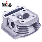 Glixal GY6 180cc китайский скутер 61 мм высокопроизводительная головка цилиндра в сборе с клапанами 4T 157QMJ ATV Go Kart Багги мопед Quad