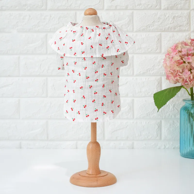 Жилеты для собак хлопковая летняя пляжная одежда женская домашних животных