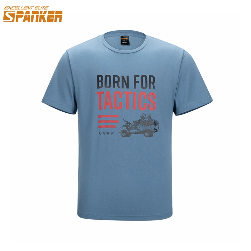 Великолепная Спортивная футболка из хлопка от ELITE SPANKER для активного отдыха