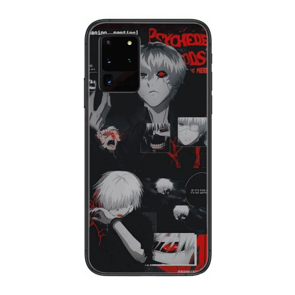 

Anime Manga tokyo ghouls Phone cover hull For SamSung Galaxy S 6 7 8 9 10 20 Plus Edge E 5G Lite Ultra black soft bumper