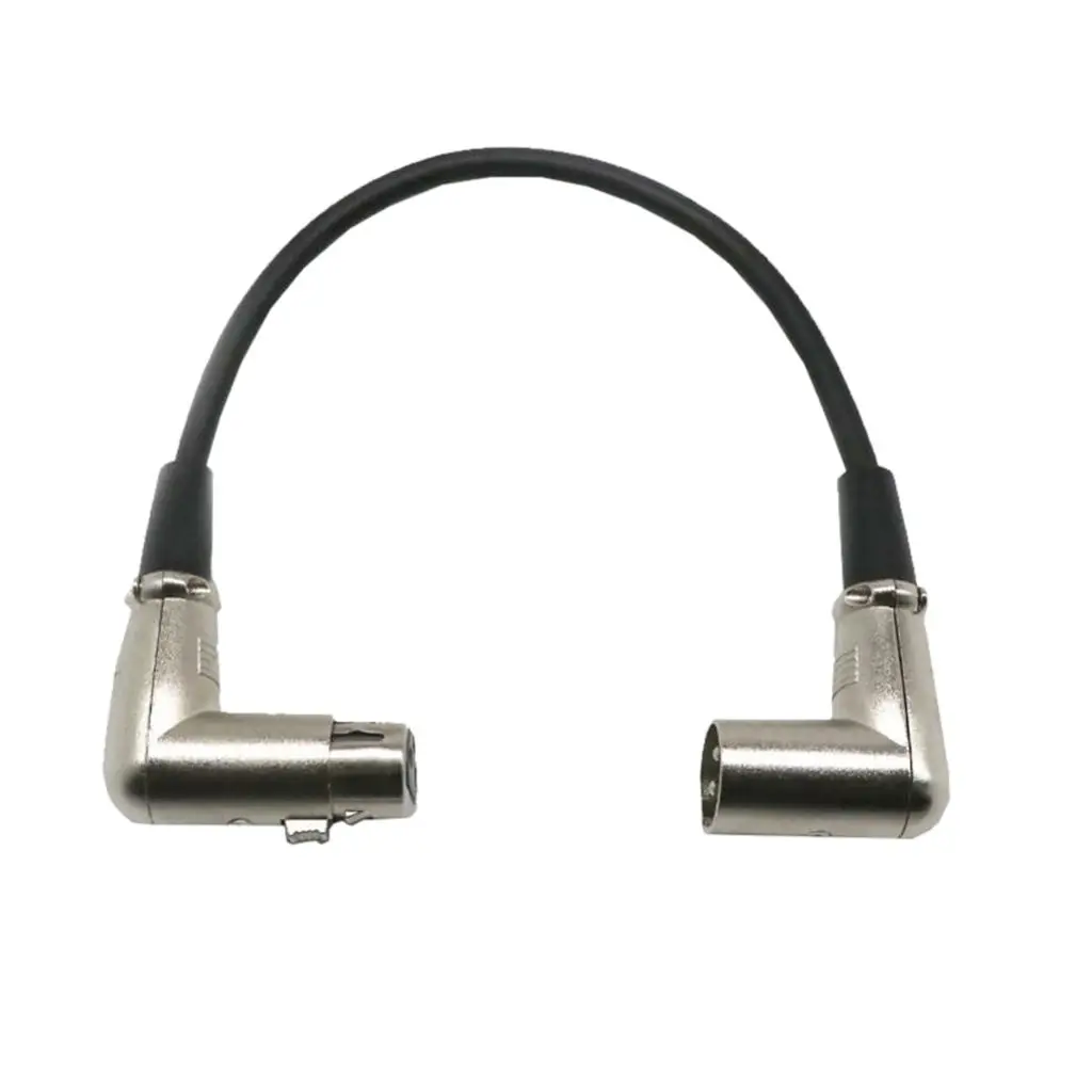 

Под заказ прямоугольный 90 градусов XLR штекер-гнездо микрофон аудио кабель патч