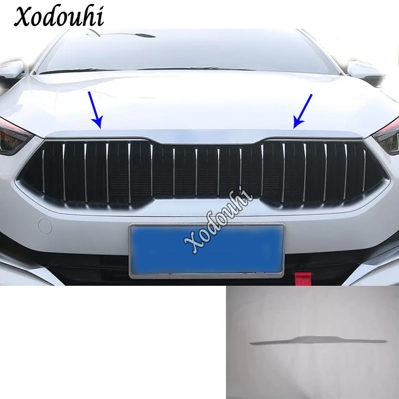

Car Styling Sticker Cover Bumper Engine Trims Front Grid Grill Grille Frame Edge 1pcs For Kia K3 Forte Cerato 2019 2020