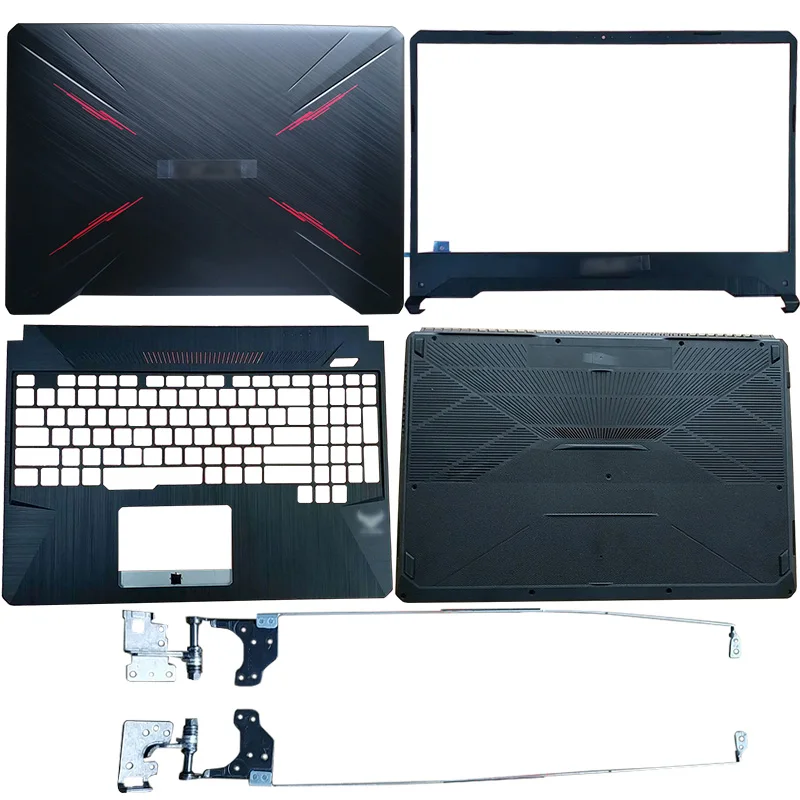 Red NEW Laptop LCD Back Cover/Front Bezel/Hinges/Palmrest/Bottom Case For ASUS FX505 FX86 FX86S FX86F FX86SF FX95 FX95D FX95G