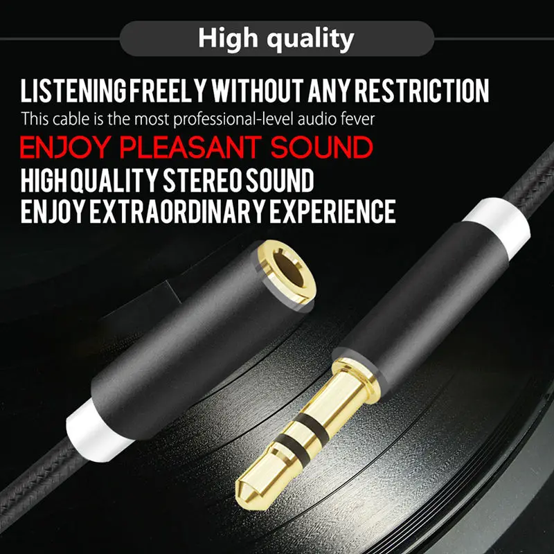 PHOMAX 3 5 мм разъем аудио кабель акустическая линия Aux Шнур для iPhone 6 samsung galaxy s8