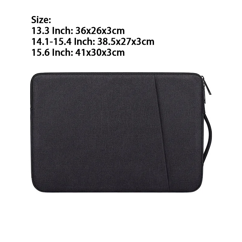 portable waterproof laptop case notebook sleeve 13 3 14 15 15 6 inch for macbook air pro computer bag hp acer xiaomi asus lenovo free global shipping