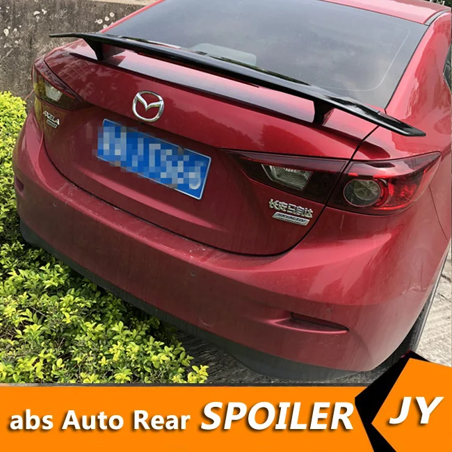 Спойлер для Mazda 3 Axela 2003 2018 спойлер TF Высокое качество ABS Материал заднее крыло