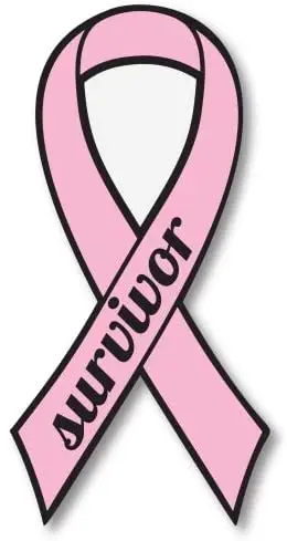 

Розовая лента для выживания рака груди, яркая водонепроницаемая (9*18 см)