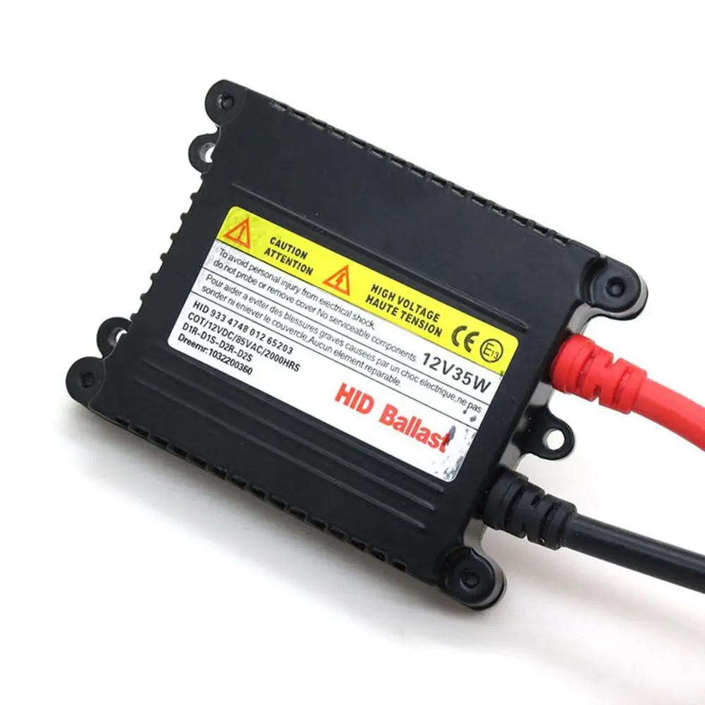 

Car Modified Xenon Lamp Universal Hid Ballast Aluminum Universal Conversion Kit 35W Thin Dc Ballast 1 Piece