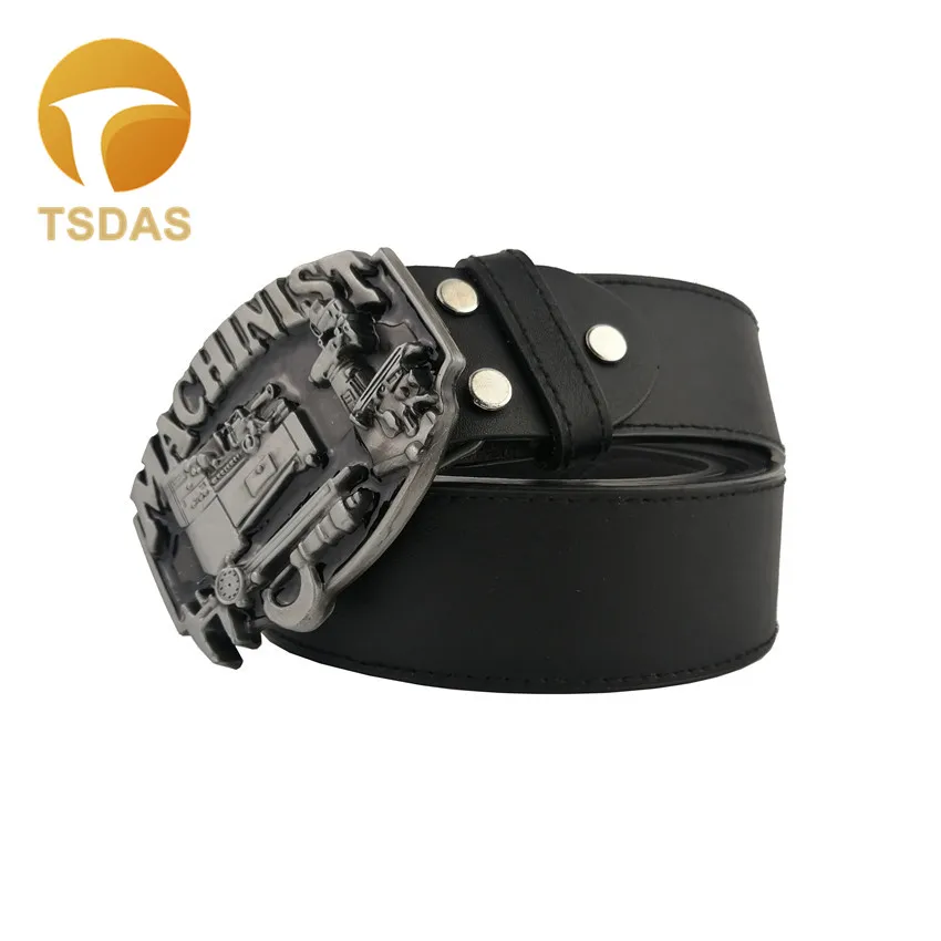 Западный ремень с пряжкой, крутой мужской ремень-машинист, пряжка с серебряной отделкой, инструменты, пряжка для ремня, костюм для ремня шириной 4 см - Цвет: 2