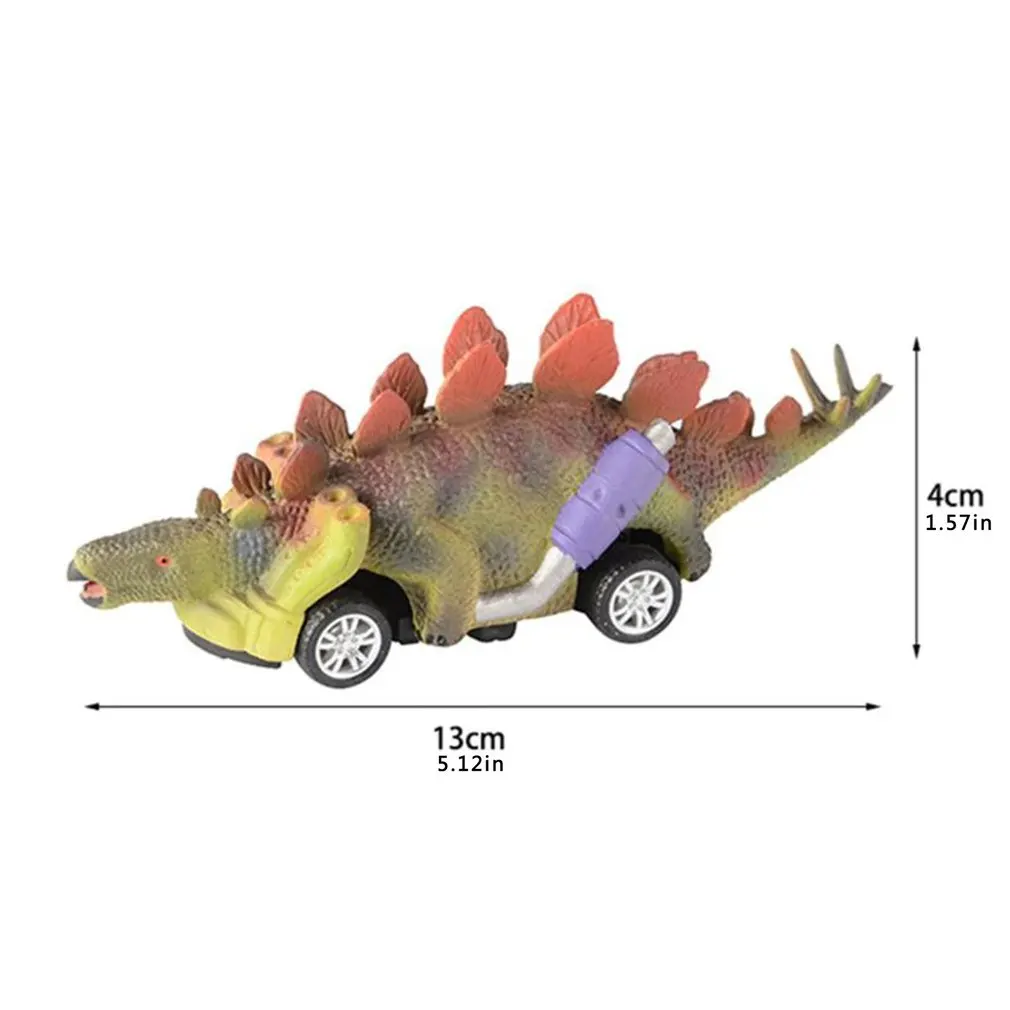 

6 Pcs/set Pull Back Dinosaur Cars Toys 6 Pack Dinosaur Roadster Party Favors Games Dino Inertia Recoil Vehicle