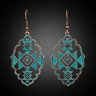 2018 новые модные богемные этнические античные металлические висячие серьги-подвески в стиле бохо женские свадебные ювелирные изделия аксессуары