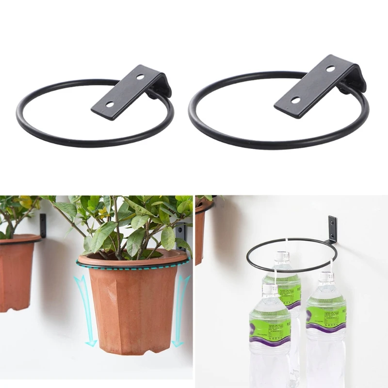3 упаковки 4/6 дюйма держатель для растений кольцо цветочного горшка настенный