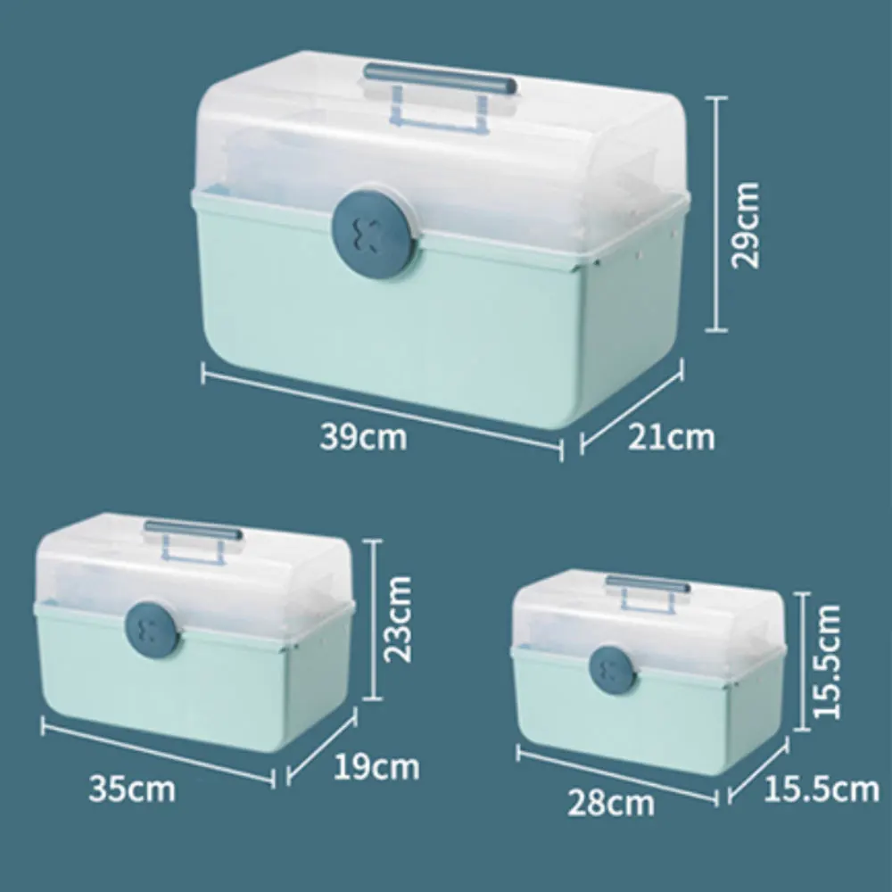 Super Large Medicine Boxes 3 Layer Folding Storage Box First Aid Kit Drawer Sundries Organizer 2022 New | Дом и сад