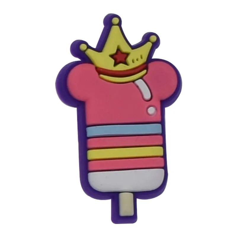 

1 PCS Kids And Rainbow UFO Shoes Charms For Crocks Customized Shoes Decorations Accessories Kid's Party Gifts Wholesale