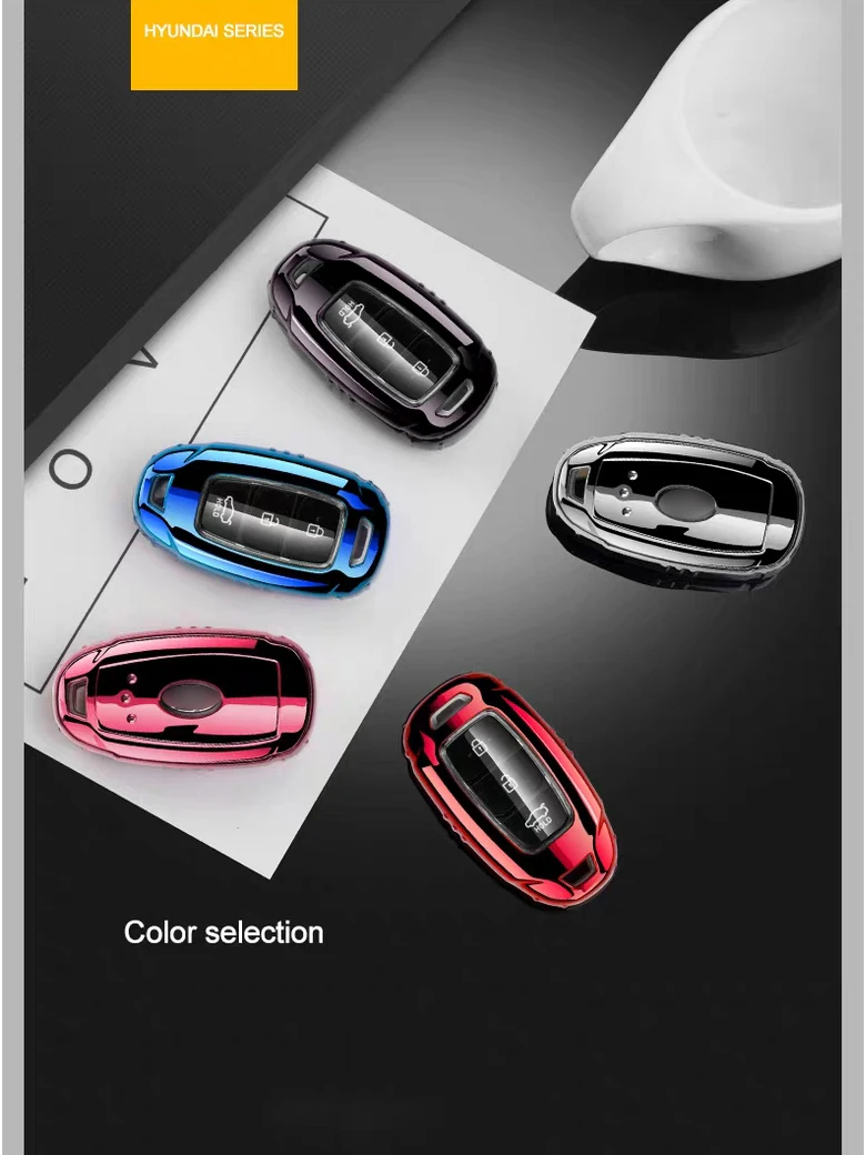 Patent TPU Car Auto Remote Key Case Cover Shell for Hyundai LA FESTA IX35 Accessories Fashion |