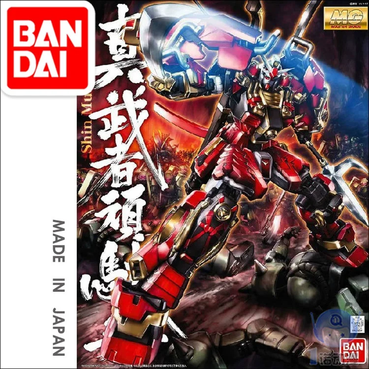 

Японский оригинальный мобильный костюм Gundam MG 1/100 Shin Musha, Сборная модель, фигурки героев
