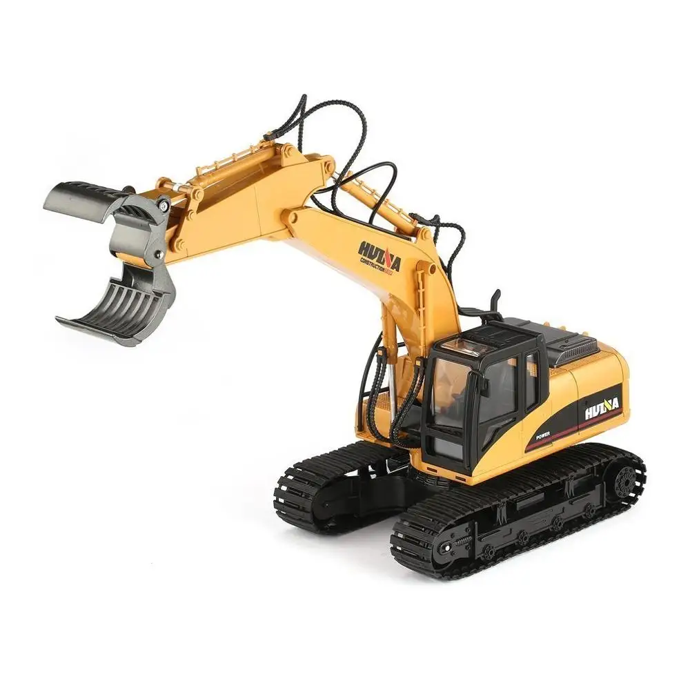 HUINA 1570 16CH RC Лесоматериалы металлические Grab древесины 2 4G 1/14 Инженерная грузовик на