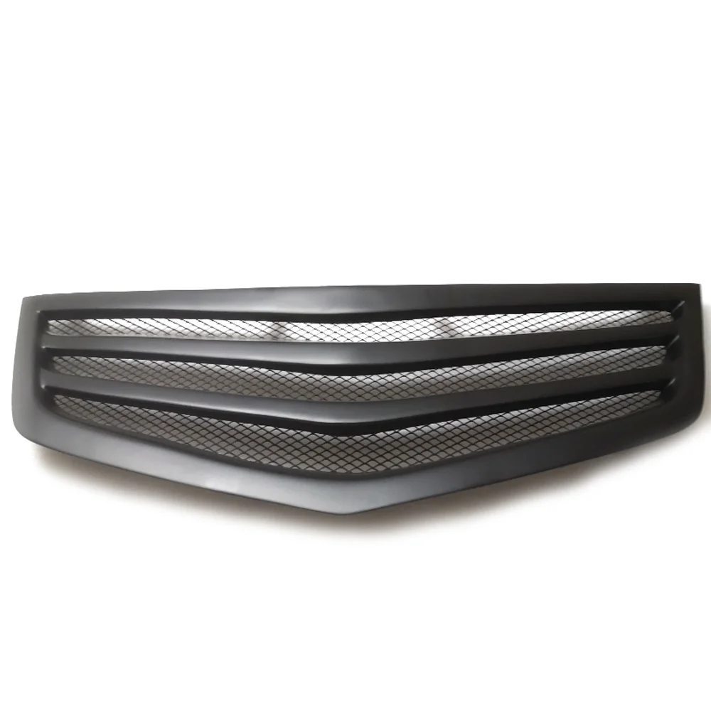 

Матовая Черная решетка для гриля из полимерного волокна, подходит для Honda Accord MK8 Spirior 8 2009-12