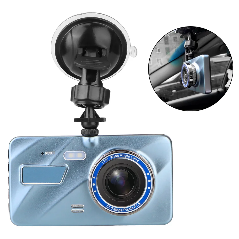 

Dash Cam 3.6" HD Video Recorder With Rear View Camera Cycle Recording Night Vision Car DVR