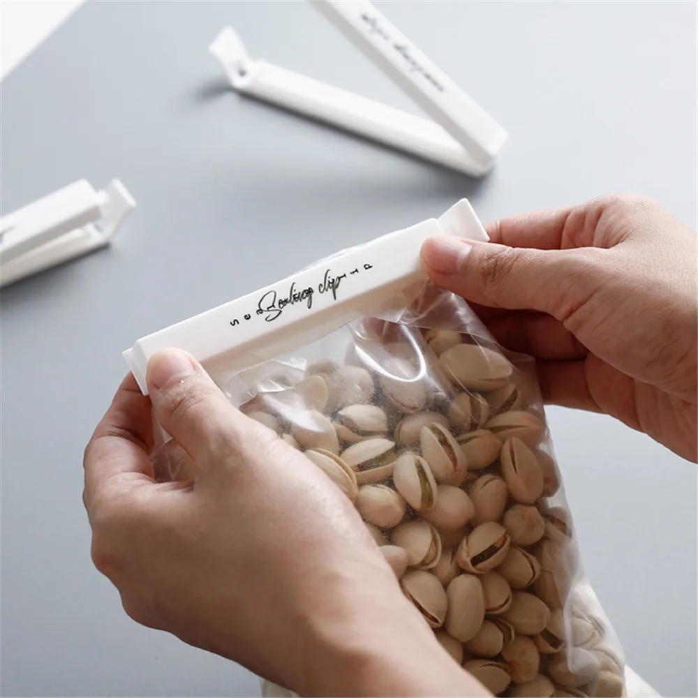 10 шт./компл. зажимы для сумок портативная закуска хранение свежих продуктов