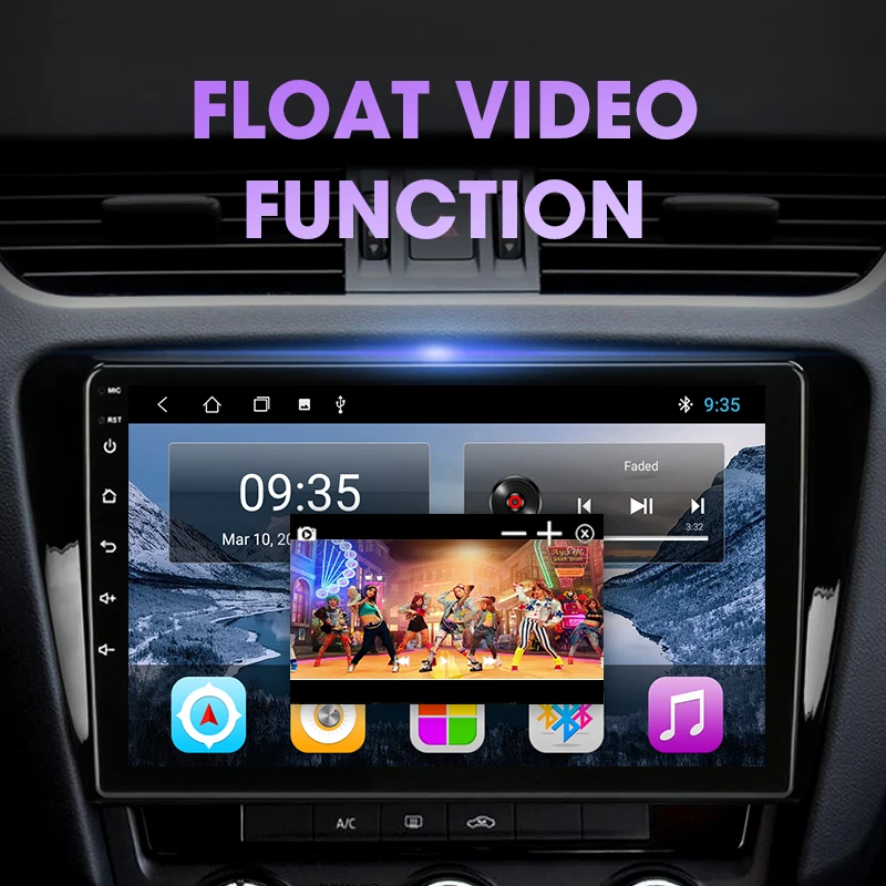 Автомобильный мультимедийный DVD плеер JMCQ 2 Гб + 32 ГБ навигация GPS для SKODA Octavia 3 A7 III