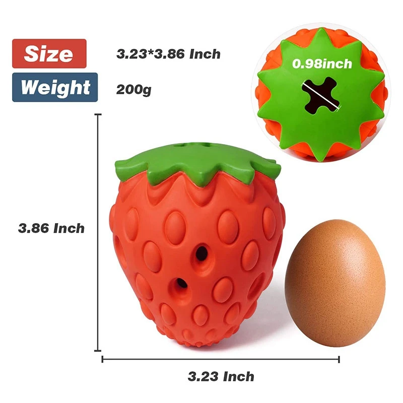 

Interactive Dog Toys, Durable Dog Chew Toys, Rubber Pet Food Distribution Toys, Dog Chews