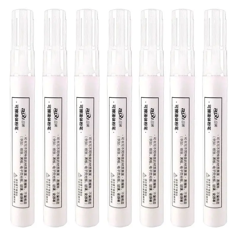 Белая жидкая меловая ручка маркер Стеклянная Доска для окон доска досок