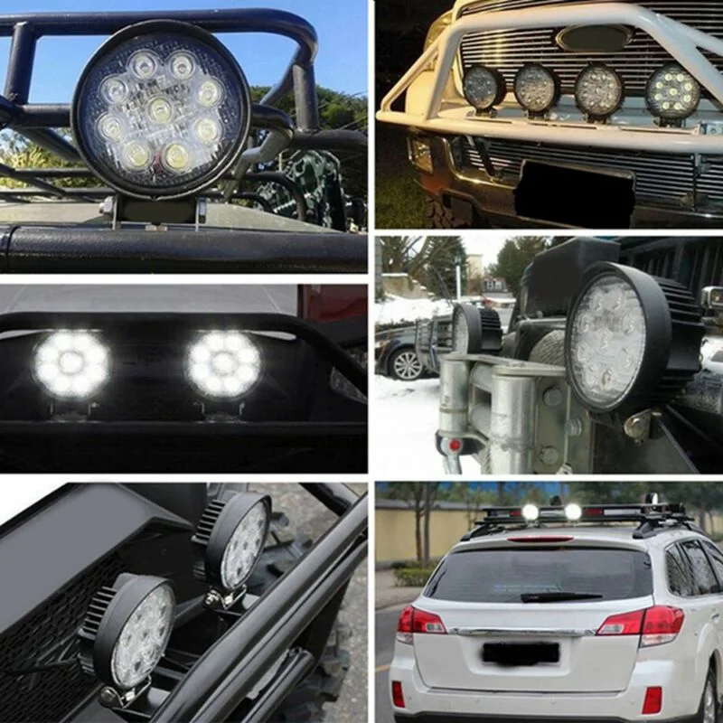 

Fog lamp Working Lights Tractor Replacement Stainless Steel 2pcs 27W For Truck Off-Road
