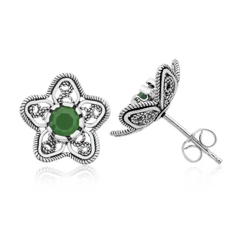 

Серебряная филигранная зеленая Цветочная фотография Silverlina