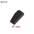 KEYYOU T5-20 чип транспондера, чистый карбоновый чип T5 для автомобильного ключа, цементируемый чип T5, новый