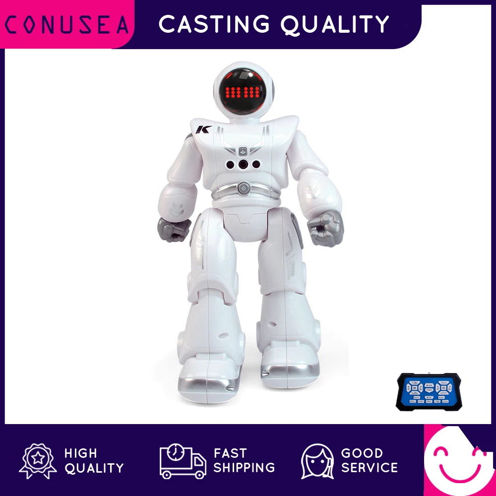 

JJRC R18 RC Robot Toy Remote Control Robot with Gesture Sensing Robot Interactive Walking Singing Dancing Robots Toys for Kids