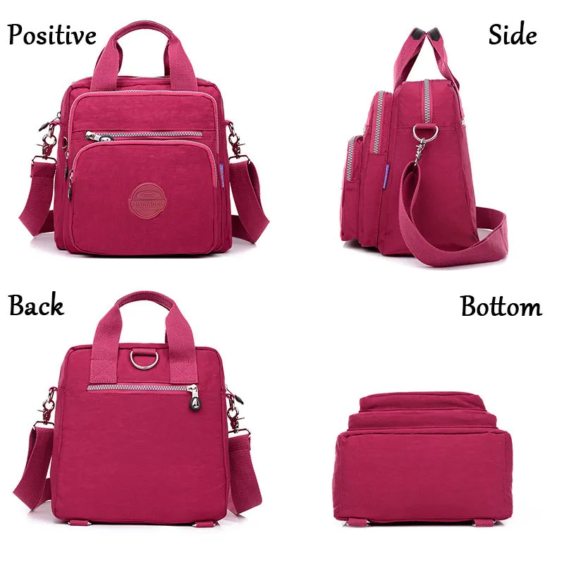 Женские сумки мессенджеры клатчи женские Основная сумка на три молнии женская