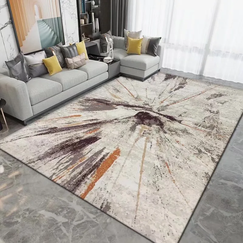 Geometric Carpet for Living Room Velvet Rug Kids Bedroom Bedside Rugs Soft Square Fluffy Carpets Home Sofa Table Decor Mat | Дом и сад
