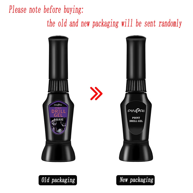 10 мл точечный сверлильный гель клей УФ для ногтей Стразы маникюра украшение с