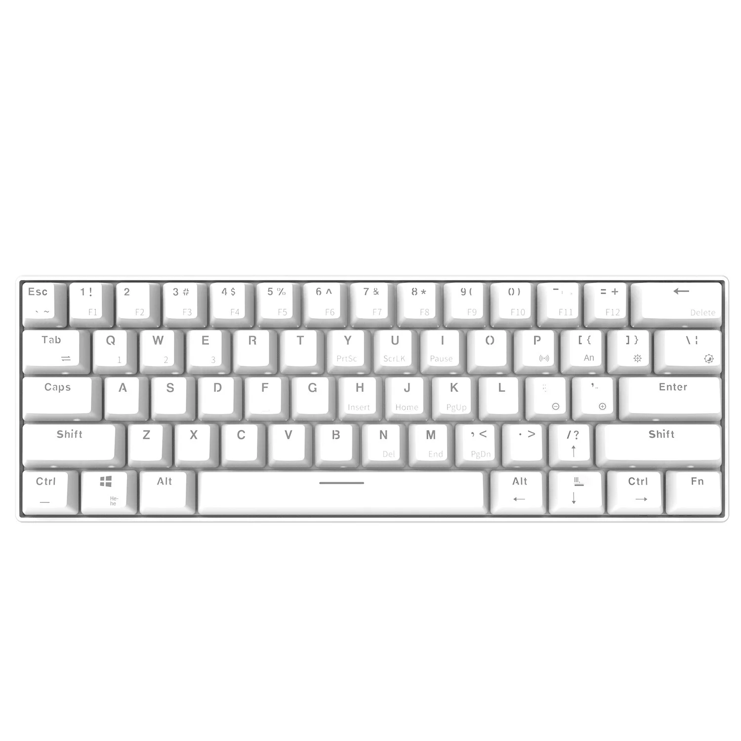 Ajazz I610T синий/черный/красный коммутатор 61 Ключи Bluetooth подключения USB механическая