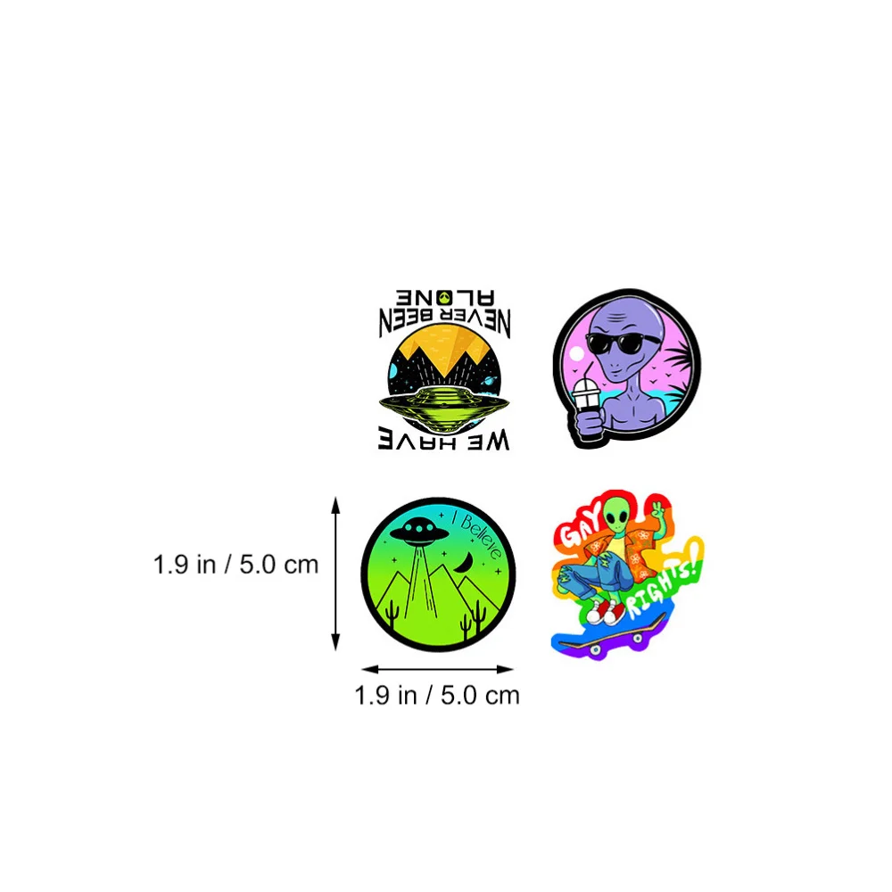 

150pcs Alien Graffiti Notebook Motorcycle Stickers Skateboard Computer Stickers