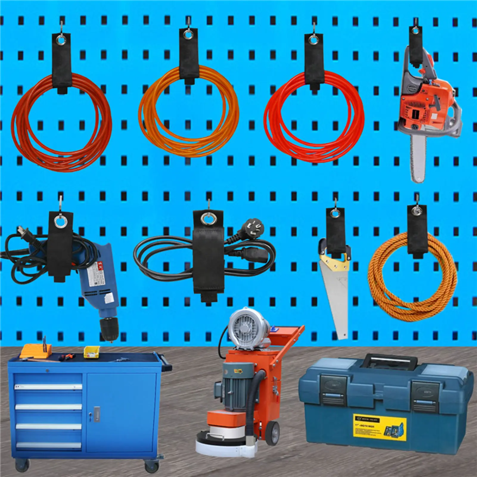 

6 шт. держатель удлинителя, органайзер, удлинитель для водопроводной трубы, износостойкий набор ремней для хранения, подвески, ремни, Прямая ...