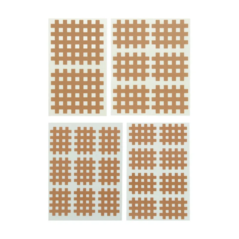 Khaki 6 stickers 6 цветов дышащая спортивная лента крест физиотерапия мышцы патч суставы защита связок - Цвет: Khaki 6 stickers