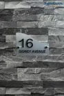 Персонализированные Акриловые таблички с номерами для дома, двери, уличные таблички с именем