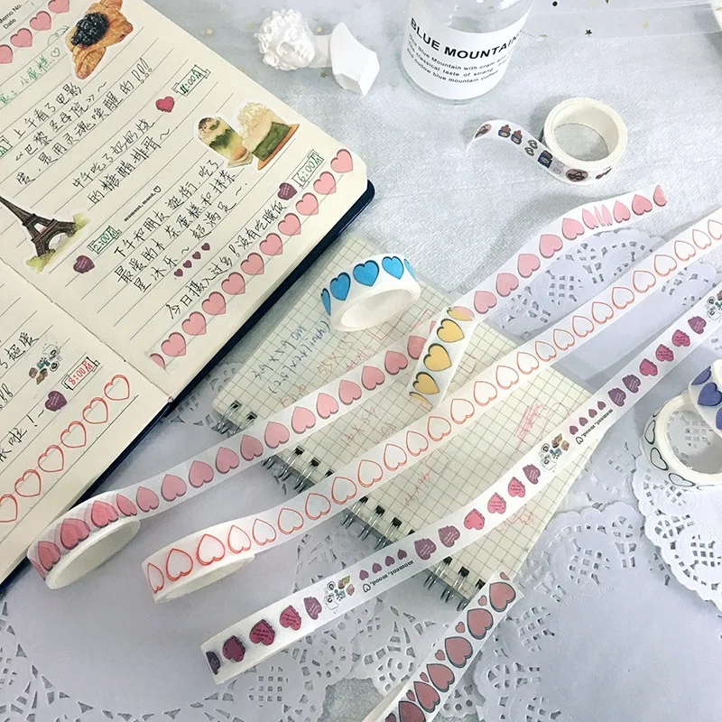 Любовь Сердце торт весенний медведь Сделай Сам Скрапбукинг Украшение скотч