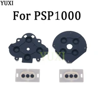 yuxi high quality fat d pads rubber l r button conductive rubber pads replacement for psp1000 for psp 1000 game console