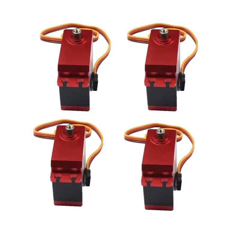 

4PCS/lot Digital Servo 20kg Coreless Servo 180 360 Degree Large Torque Digital Waterproof Gears For Car Robot Airplane